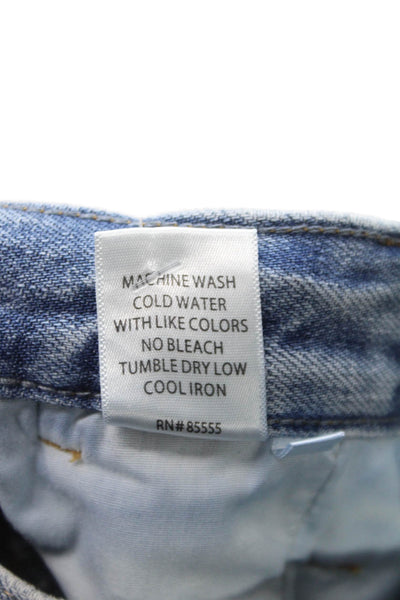 Pistola Womens Straight Jeans Blue Mid Rise Cotton Inseam 27 Size 24
