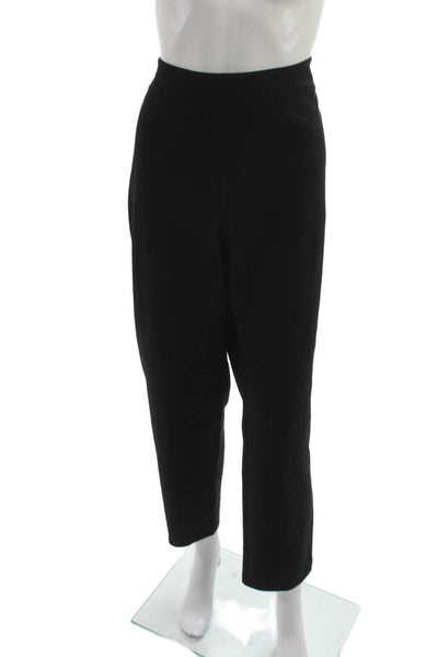 Eileen Fisher Women Pants Black Tencel Nylon Stretch Inseam 27 Size 1X