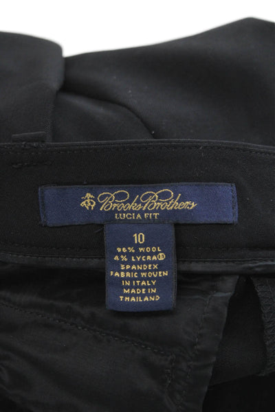Brooks Brothers Unisex Dress Pants Black Size 10
