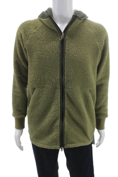 Burton Womens Basic Jacket Green Polyester Zip Collar Long Sleeve Size M