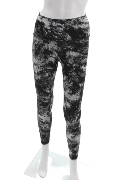 Lululemon Womens Ankle Leggings Multicolor Spotted Nylon Blend Pull On Size 4