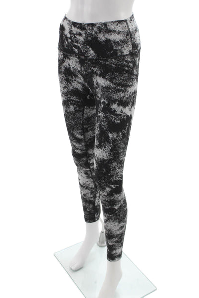 Lululemon Womens Ankle Leggings Multicolor Spotted Nylon Blend Pull On Size 4