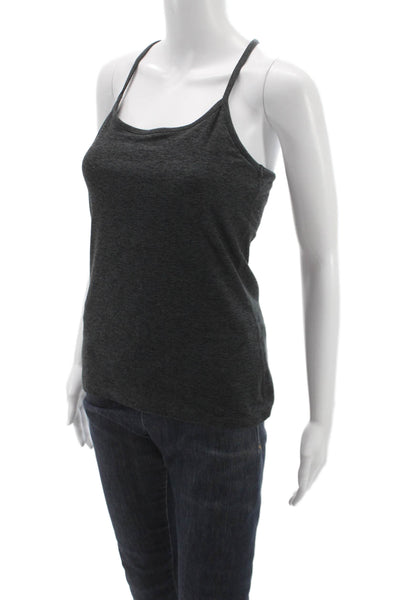Beyond Yoga Womens Lined Racerback Sleeveless Active Tank Top Black Size M