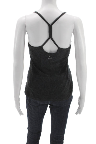 Beyond Yoga Womens Lined Racerback Sleeveless Active Tank Top Black Size M