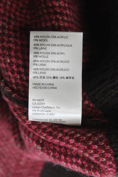 Free People Womens Floral V-Neck Pullover Sweater Multicolor Long Sleeve Size S