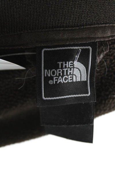 The North Face Mens Brown Fleece Basic Jacket Zip Long Sleeve Size XL
