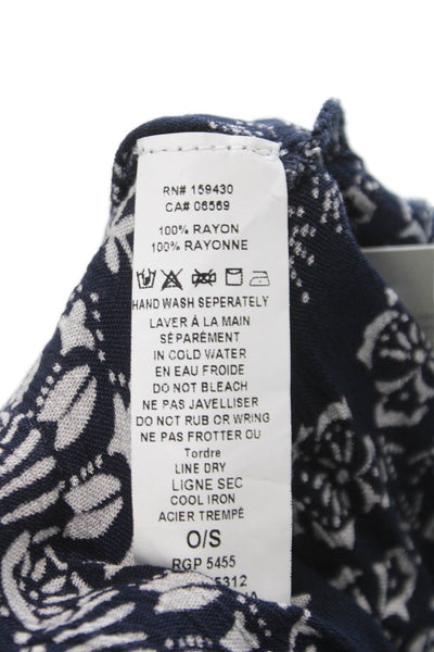 Elan Women Maxi Halter Floral Rayon Long Sleeveless Bohemian Dress Size One Size