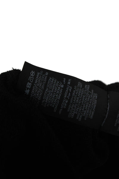Sweaty Betty Women Pullover Sweatshirt Black Cotton Crew Neck Long Sleeve Size L