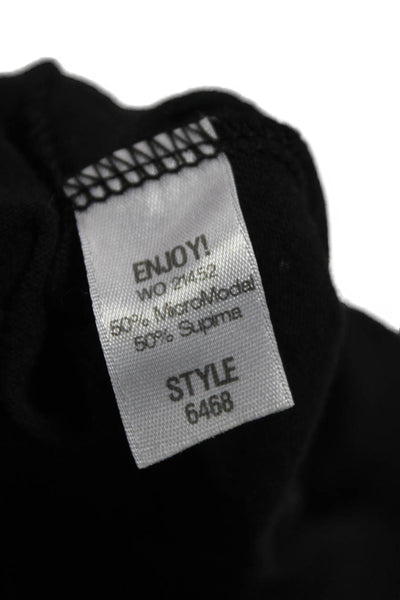 Michael Stars Women Black Camisole Scoop Neck Sleeveless Size One Size