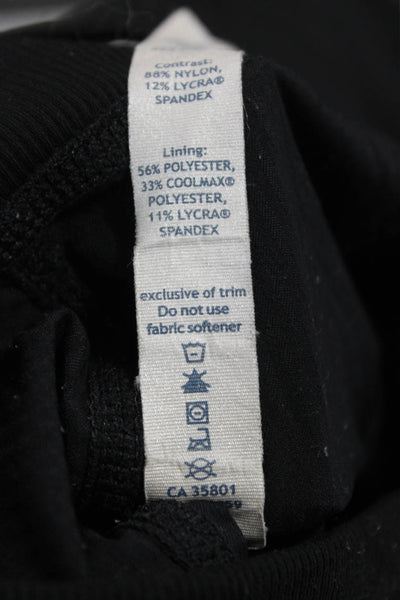Lululemon Women Jogger Pants Black Nylon Drawstring Inseam 27 Size 8