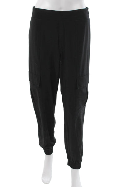 Athleta Womens Jogger Pants Black Pull On 27 Inseam Size 6