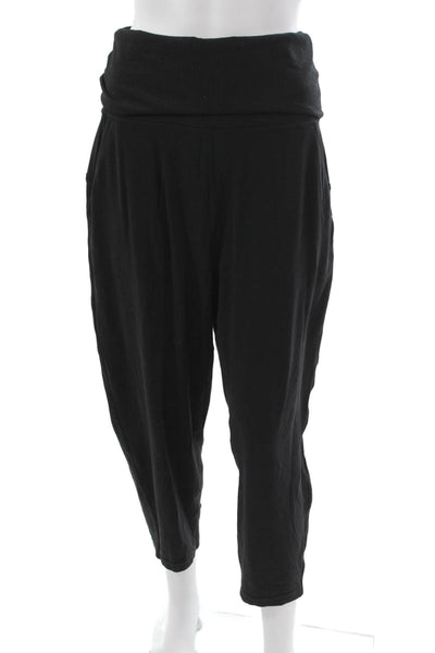 Lululemon Women Jogger Pants Black Nylon Pull On Inseam 22 Size 8