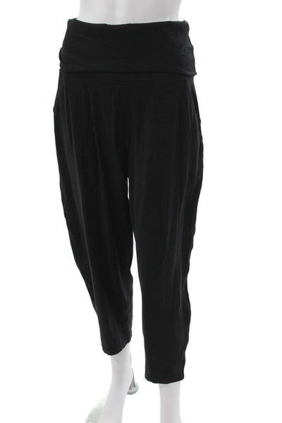Lululemon Women Jogger Pants Black Nylon Pull On Inseam 22 Size 8