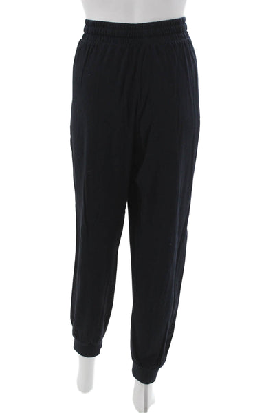 Splendid Unisex Adults Jogger Pants Black Rayon Drawstring Size L