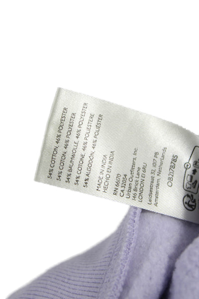 Maeve Anthropologie Womens Pullover Purple Heart Print Size S