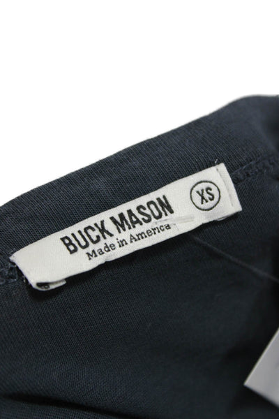 Buck Mason Mens Basic Gray Cotton Crew Neck Short Sleeve T-Shirt Size XS