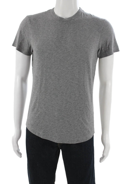 Buck Mason Mens Basic Gray Crew Neck T-Shirt Short Sleeve Size XS