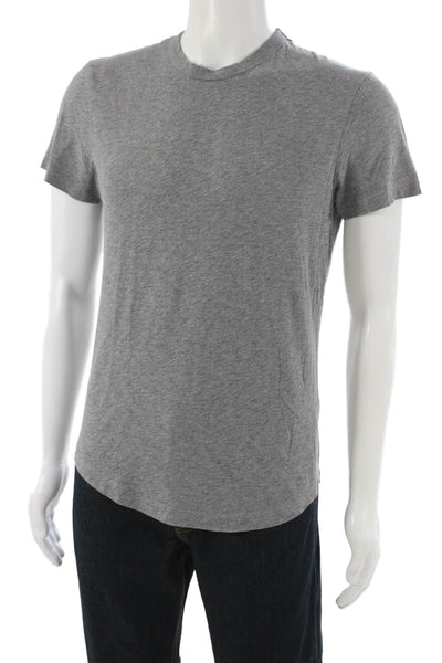 Buck Mason Mens Basic Gray Crew Neck T-Shirt Short Sleeve Size XS