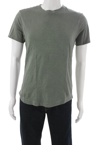 Buck Mason Mens Basic Green 100% Cotton Crew Neck T-Shirt Size S