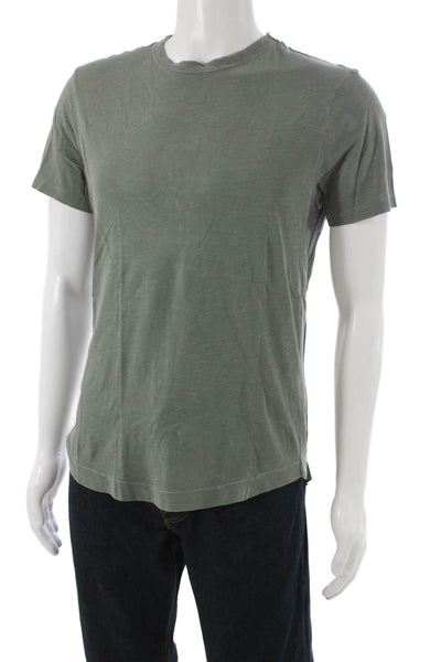 Buck Mason Mens Basic Green 100% Cotton Crew Neck T-Shirt Size S