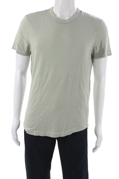 Buck Mason Mens Basic Green 100% Cotton Crew Neck T-Shirt Size S