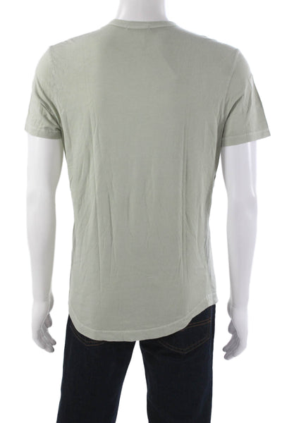 Buck Mason Mens Basic Green 100% Cotton Crew Neck T-Shirt Size S