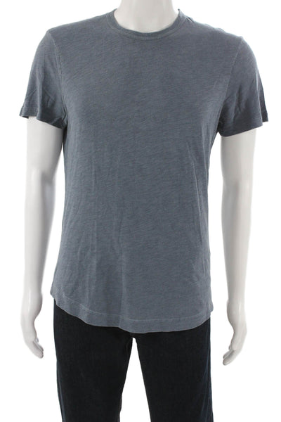 Buck Mason Mens Basic Cotton Gray Crew Neck Short Sleeve T-Shirt Size XS