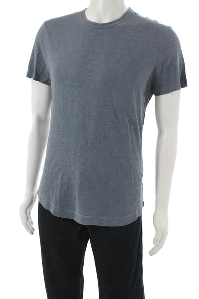 Buck Mason Mens Basic Cotton Gray Crew Neck Short Sleeve T-Shirt Size XS