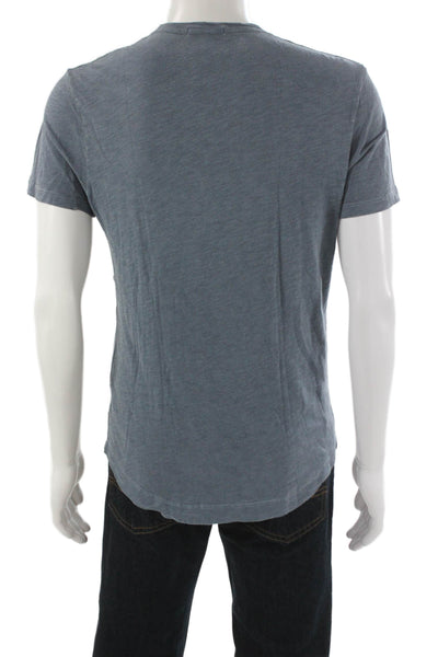 Buck Mason Mens Basic Cotton Gray Crew Neck Short Sleeve T-Shirt Size XS