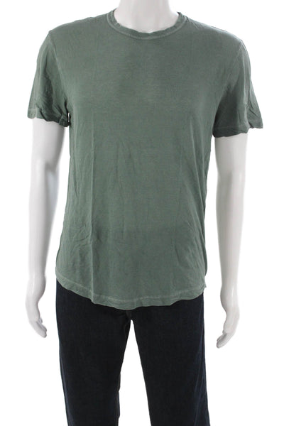 Standard James Perse Mens Basic Green T-Shirt Size S