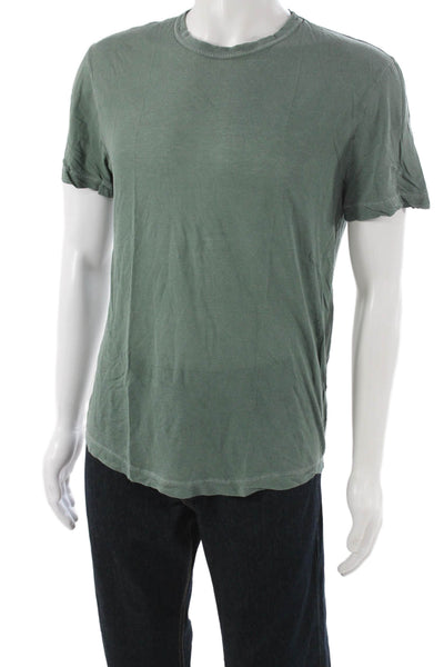 Standard James Perse Mens Basic Green T-Shirt Size S
