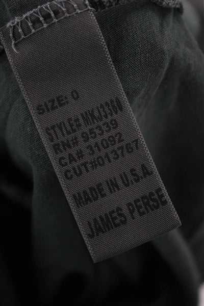 Standard James Perse Mens Basic Green T-Shirt Size S