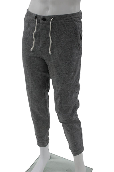 J Crew Mens Gray Cotton Drawstring Jogger Pants Size M