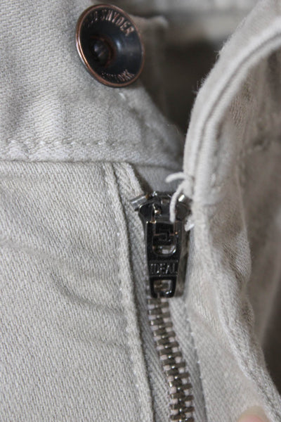 Todd Snyder Mens Gray Chino Pants Button Closure Size 32