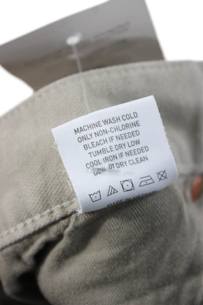 Todd Snyder Mens Gray Chino Pants Button Closure Size 32