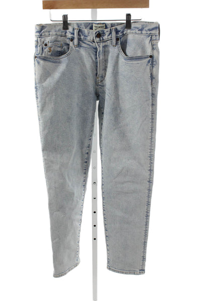 Todd Snyder Men's Tapered Jeans Blue Cotton Button Fly Size 32