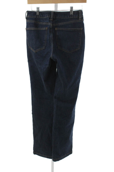 We Wore What Women Straight Blue Low Rise Cotton Jeans Size 24