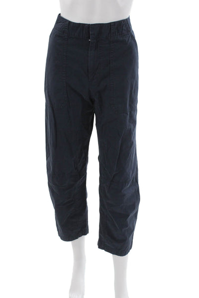Rag & Bone Women Blue Cotton Solid Zip Pants Size 4