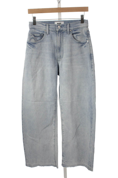 Paige Women Ankle Jeans Blue High Rise Cotton Inseam 28 Size 25
