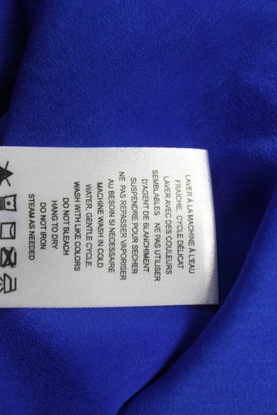Renuar Womens Dresses Button Front Blue Long Sleeve Collared Size XL