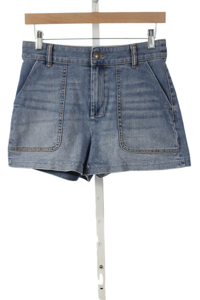 Ramy Brook Women Utility Blue Shorts Size 26