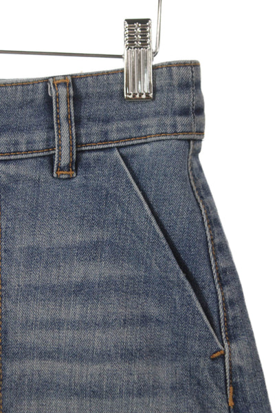 Ramy Brook Women Utility Blue Shorts Size 26