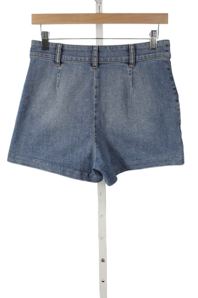 Ramy Brook Women Utility Blue Shorts Size 26