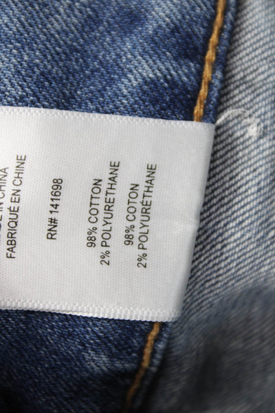 Ramy Brook Women Utility Blue Shorts Size 26