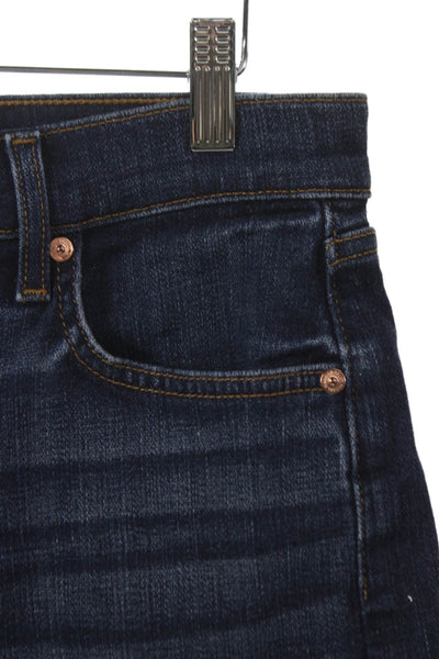 7 For All Mankind Womens Denim Shorts Blue Size 26