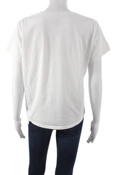 Polo Ralph Lauren Unisex Basic White Cotton Crew Neck T-Shirt Size XL