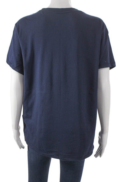Polo Ralph Lauren Mens Basic Blue Cotton Crewneck Short Sleeve Tee Size XL