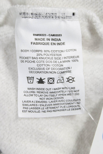 Nike Womens Sweat Shorts Gray Drawstring Cotton Blend Size M