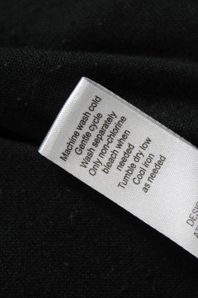 Athleta Women Basic Sleeveless Tank Black Polyester Round Neck Size M