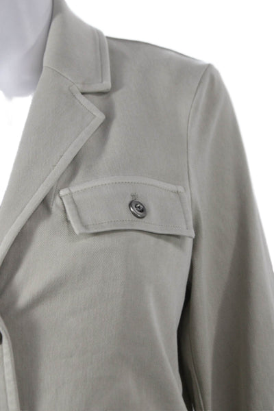 Renuar Women Basic Beige Jacket Button Long Sleeve Size L